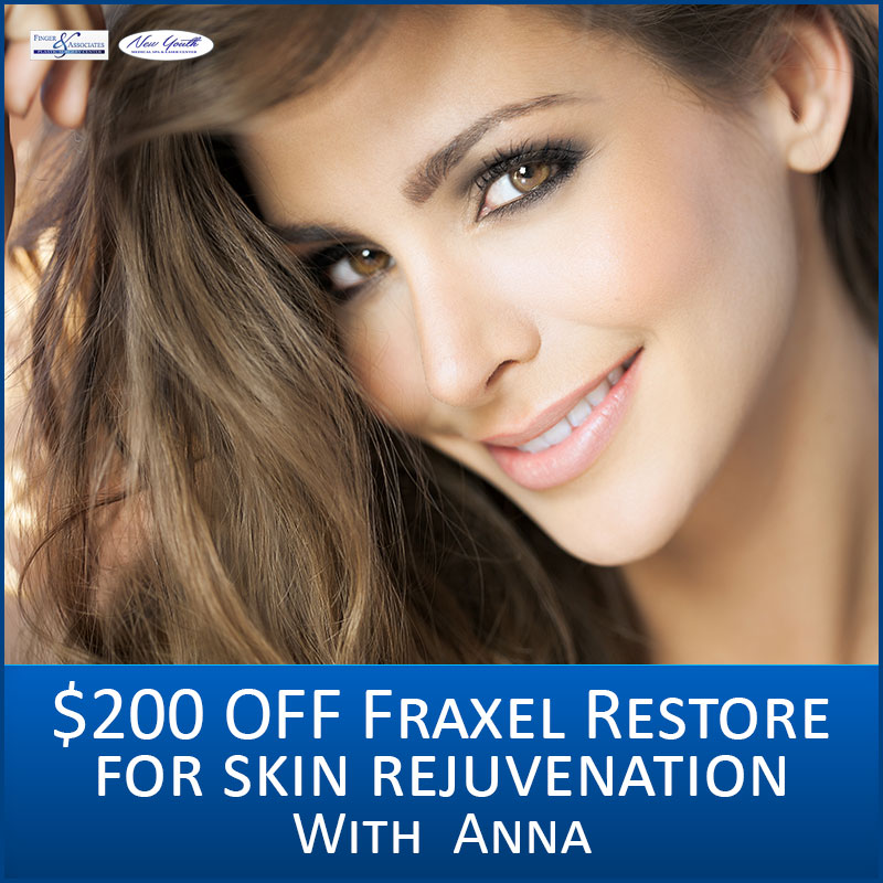 Monthly Specials include $200 off Fraxel
