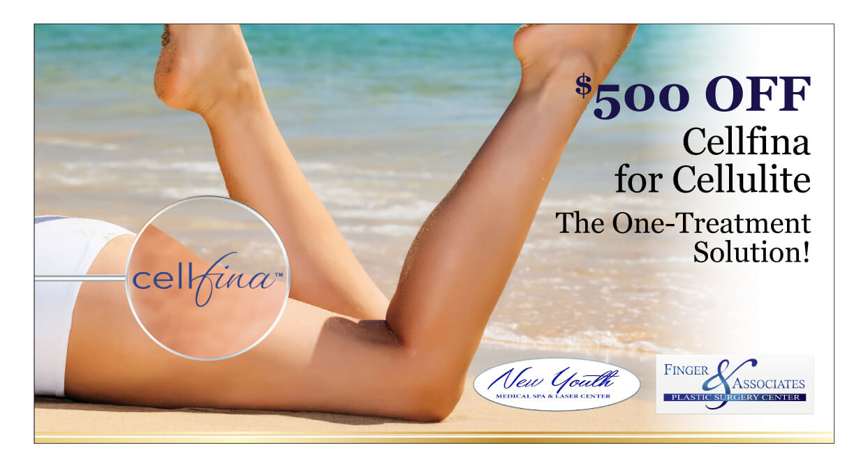 Finger and Associates and New Youth Medical Spa Specials $500 OFF Cellfina for Cellulite