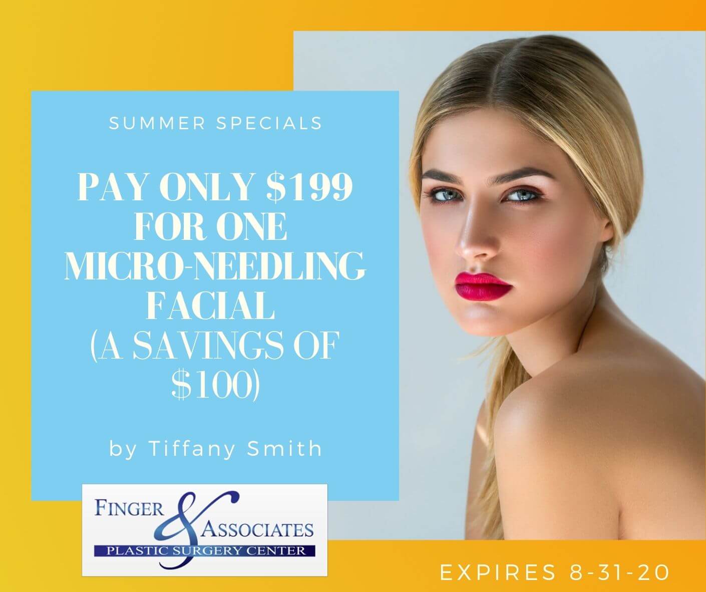 Microneedling Summer Special with Tiffany Smith in Savannah