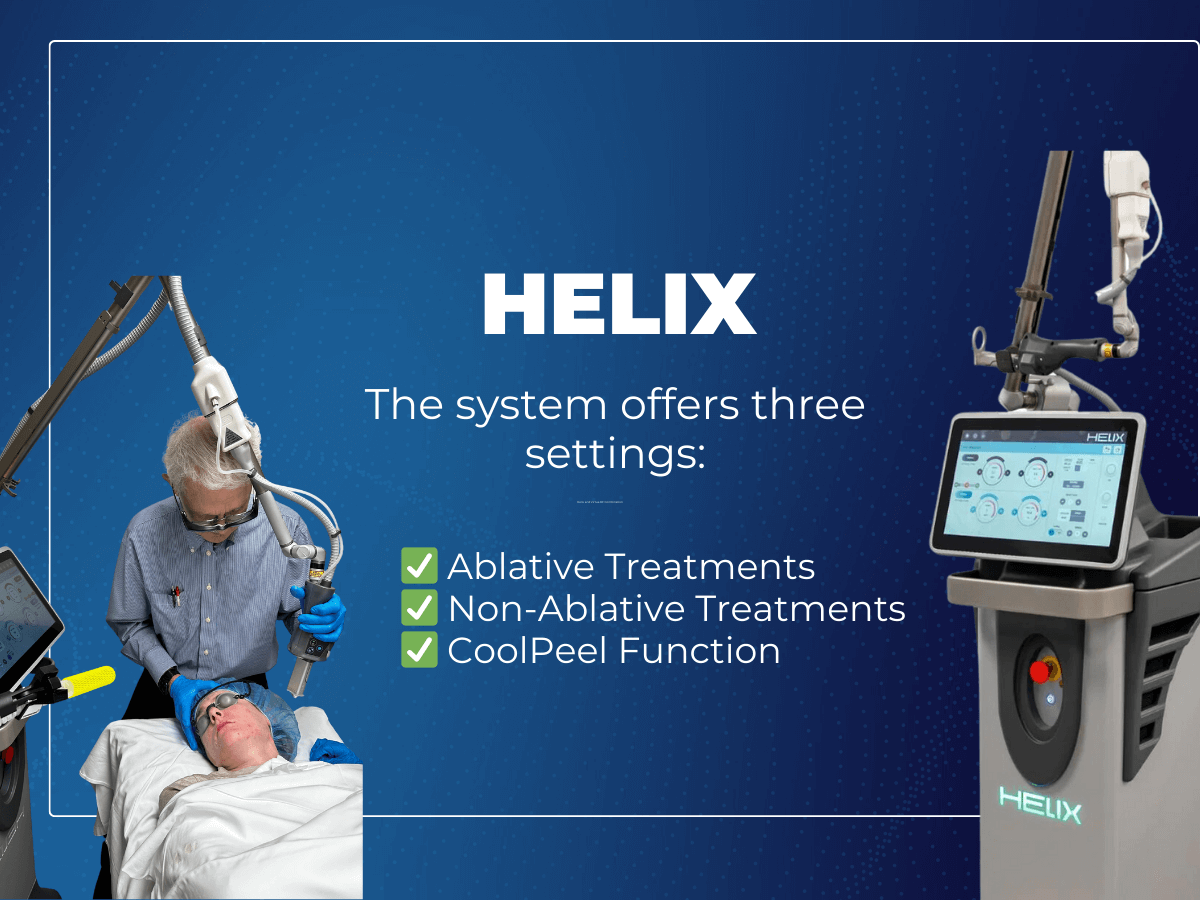 Helix Laser treatments at Finger and Associates