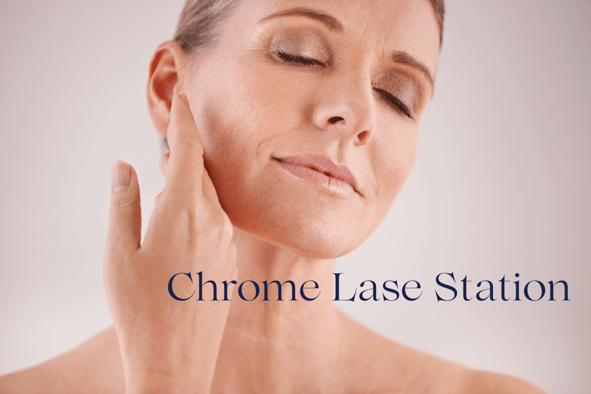Chrome Lase Station Reduces wrinkles and fine lines and more with Dr Finger in Savannah GA